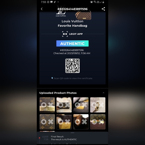 Authentic louis vuitton favourite bag - Picture 10 of 10